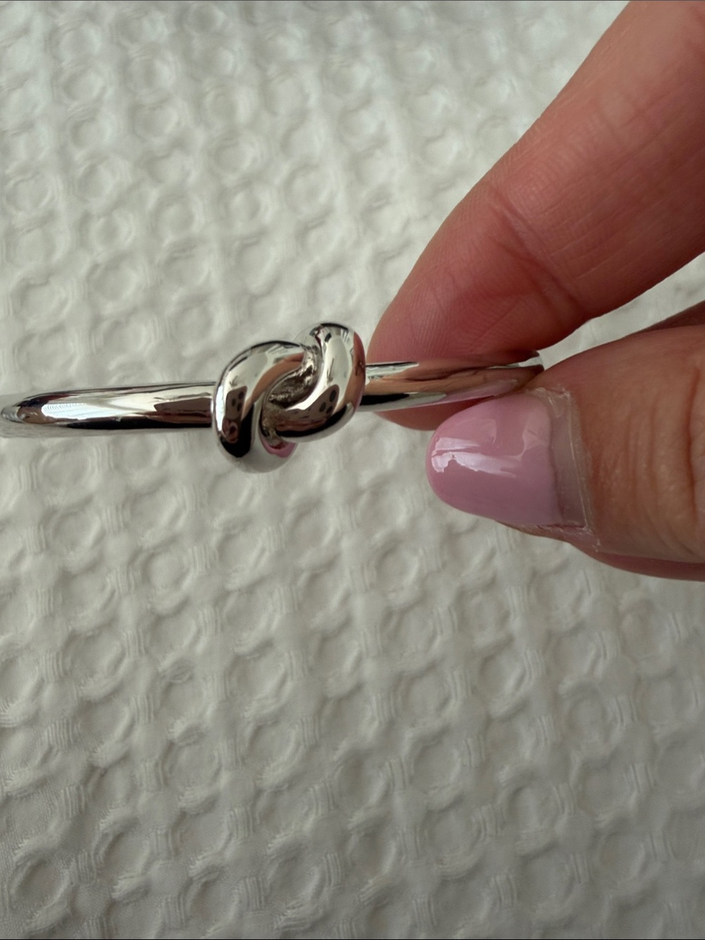 kate spade Silver Knot Bangle Bracelet